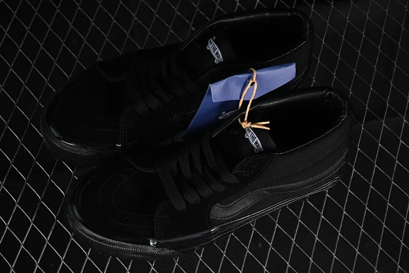 All categories Vans Vans series Vans Mid Vans China Vans Sk8-Mid Reissue 83 High-end branch Black Warrior Suede casual retro skateboard shoes VN000CQQBKA